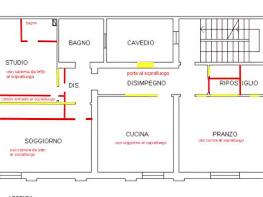 Immagine 10 di Porzione di casa in vendita  in Via Malaguzzi a San Martino In Rio