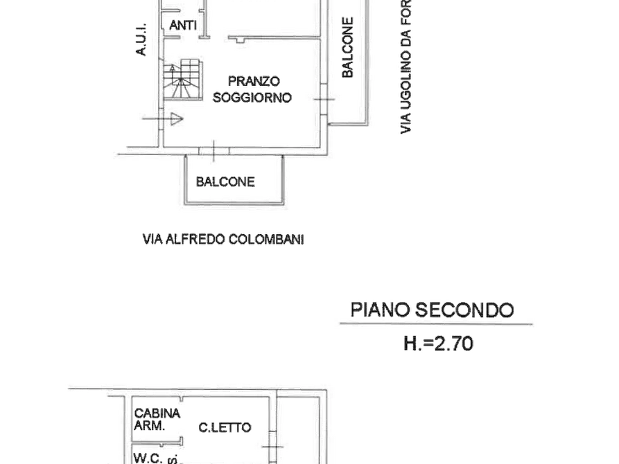 Immagine 13 di Appartamento in vendita  in Via Alfredo Colombani a Forli'