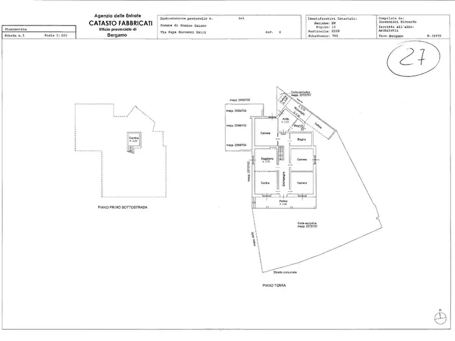 Immagine 45 di Appartamento in vendita  in Via Papa Giovanni XXIII a Endine Gaiano