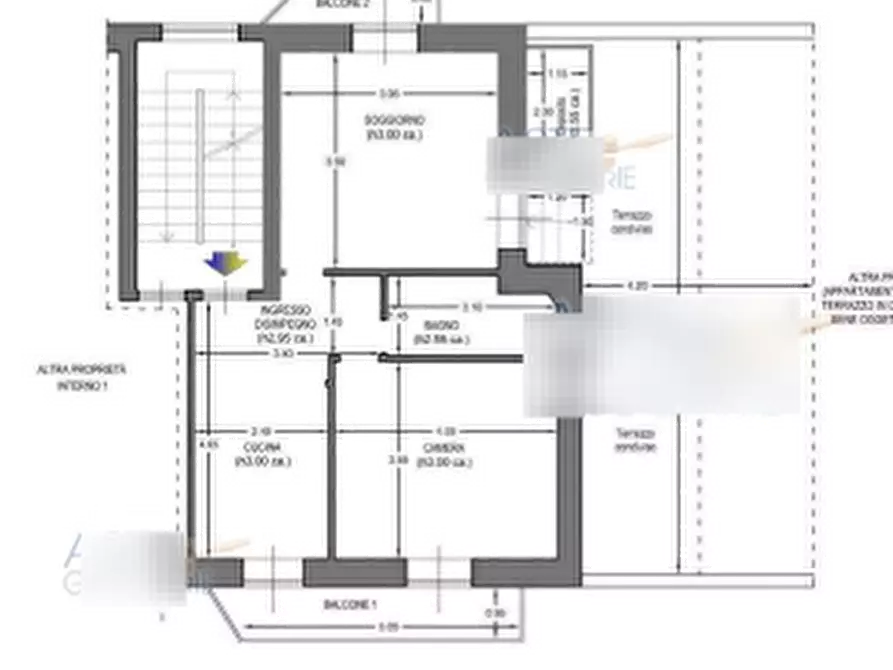 Immagine 15 di Appartamento in vendita  in Via Pio Joris a Roma