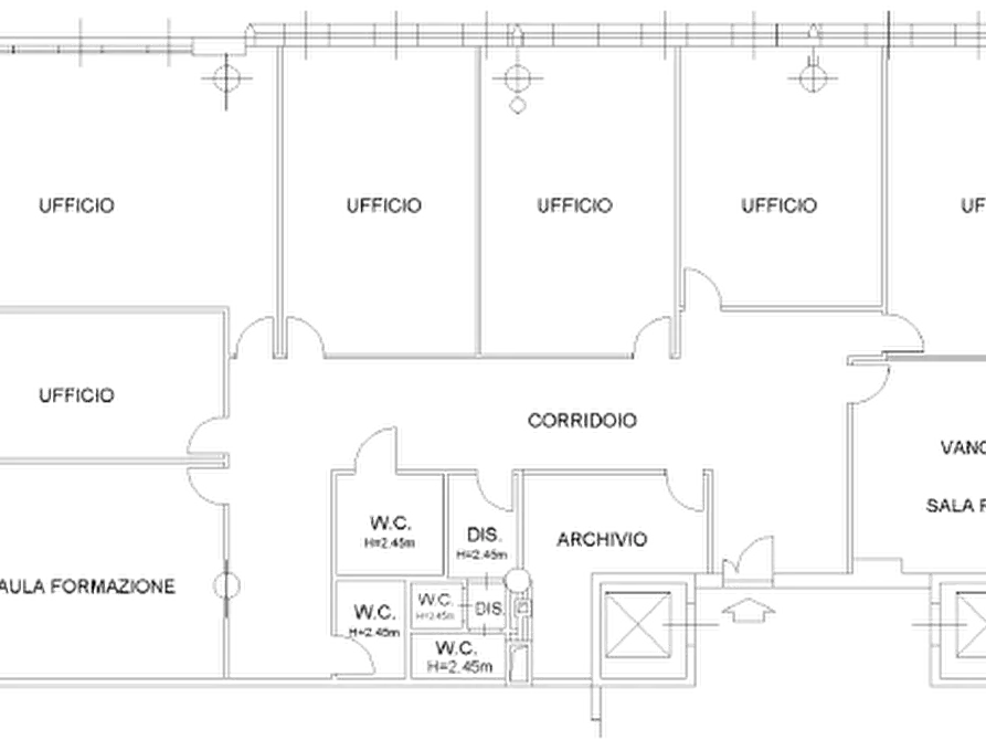 Immagine 6 di Ufficio in vendita  in Corso Unione Sovietica a Torino