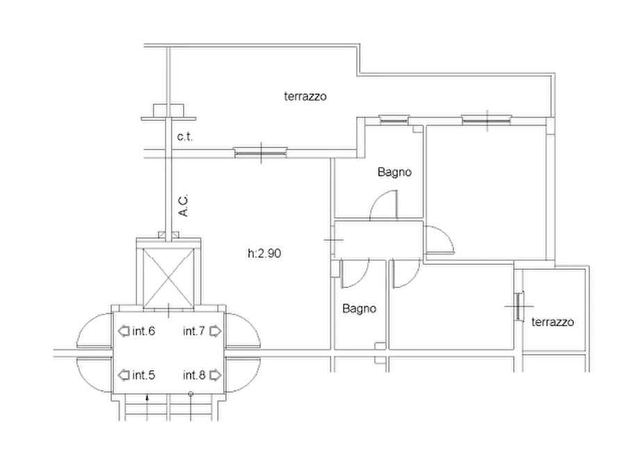 Immagine 5 di Appartamento in vendita  in Via Gioele Solari a Roma