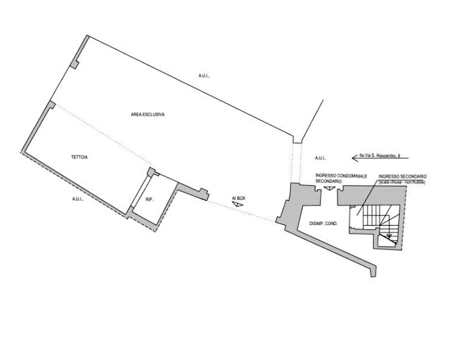 Immagine 15 di Appartamento in vendita  in Via Sant'Alessandro a Bergamo