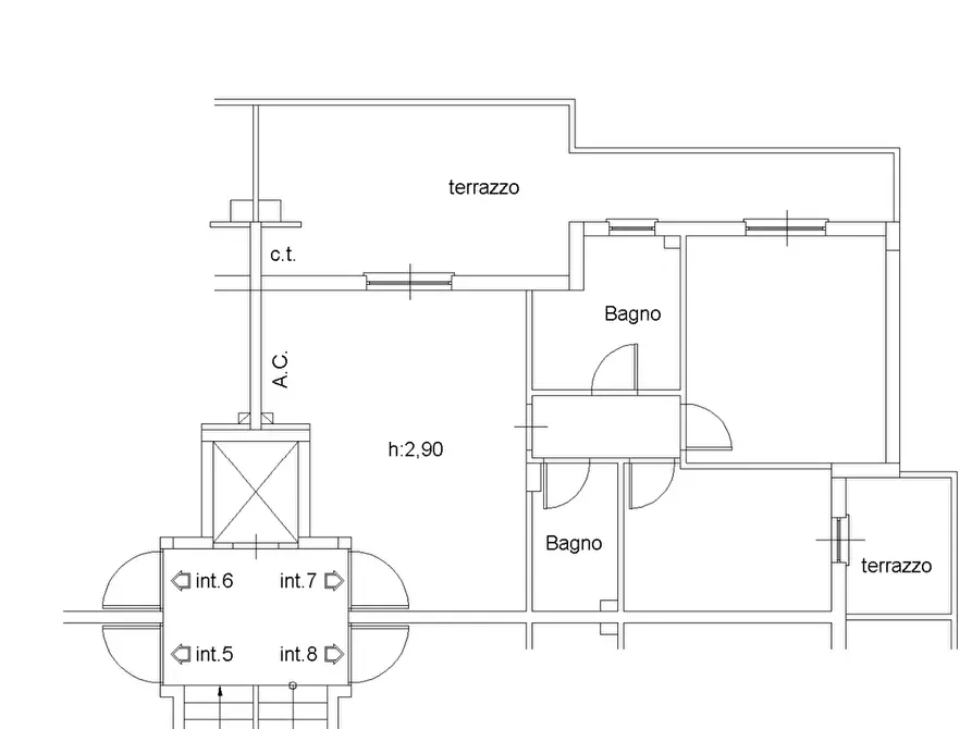 Immagine 11 di Appartamento in vendita  in Via Gioele Solari a Roma