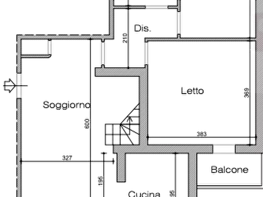 Immagine 19 di Appartamento in vendita  in Via Dante Alighieri  a Colli Al Metauro