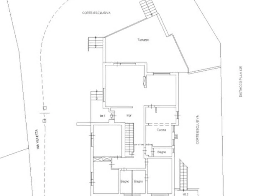 Immagine 14 di Porzione di villa in vendita  in Via Villetta a Albano Laziale