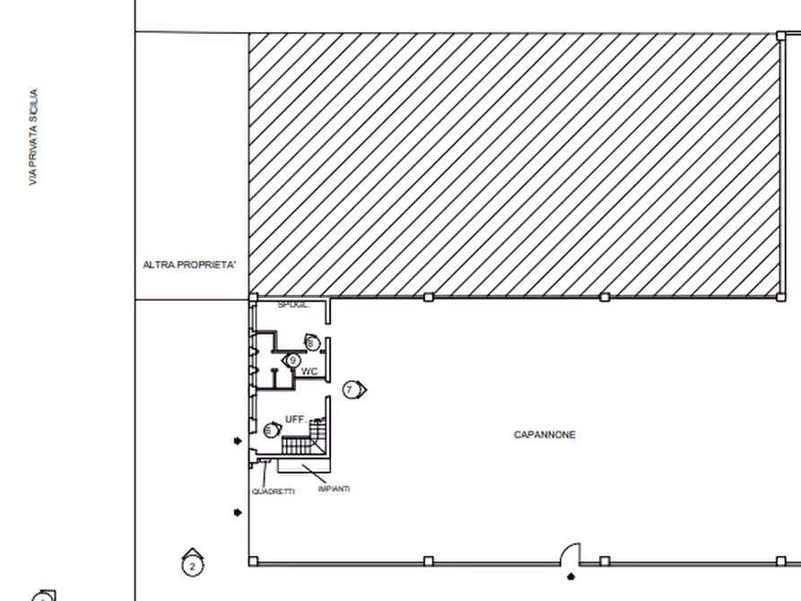 Immagine 5 di Capannone industriale in vendita  in Via Privata Sicilia  a Lodi Vecchio