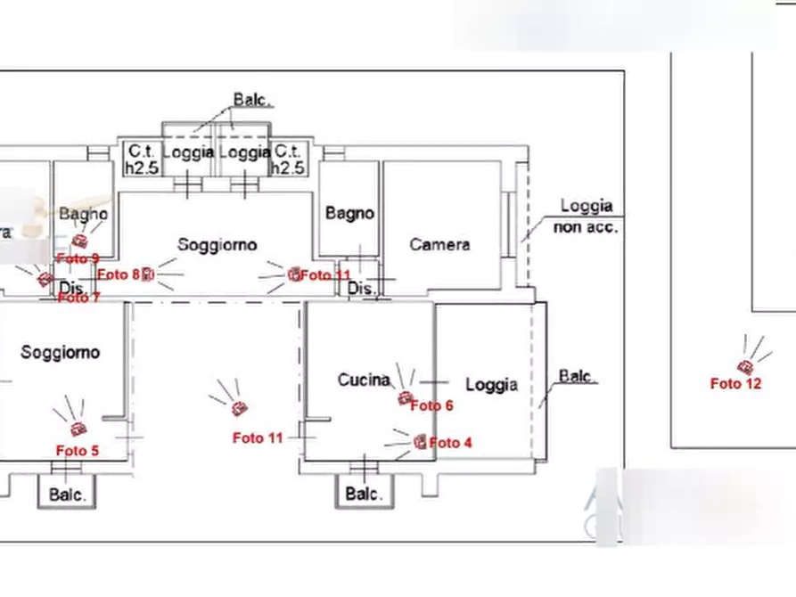 Immagine 21 di Appartamento in vendita  in Viale Ceccarini a Riccione