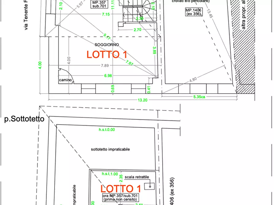 Immagine 19 di Porzione di casa in vendita  in Via Tenente Francesco Begnis a Valnegra