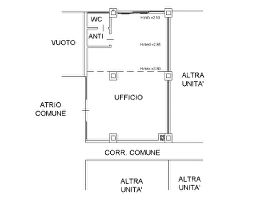 Immagine 3 di Ufficio in vendita  in Quartiere della Fornace a Conselve