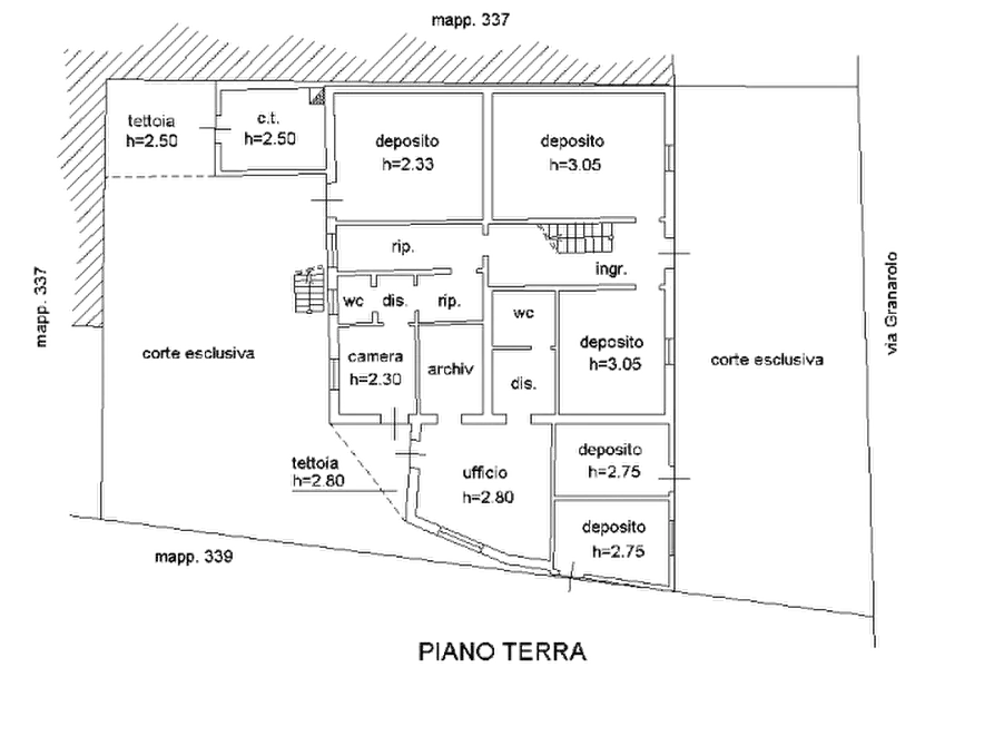 Immagine 22 di Capannone industriale in vendita  in Via Granarolo a Faenza