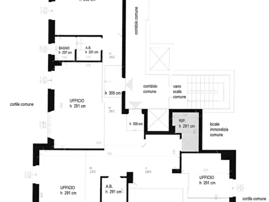 Immagine 11 di Ufficio in vendita  in Via Privata Arosio a Milano
