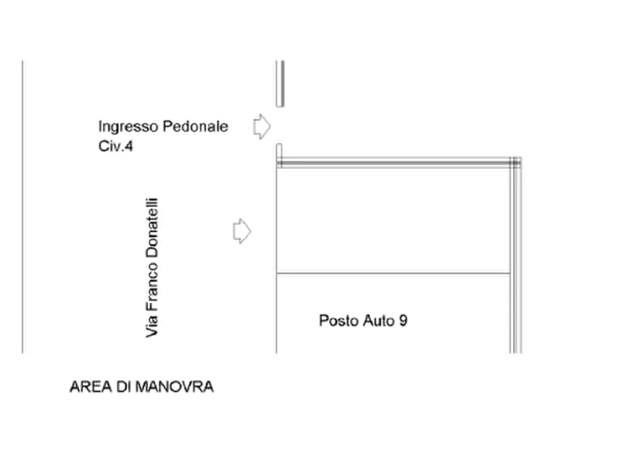 Immagine 9 di Posto auto in vendita  in Via F. Donatelli a Roma
