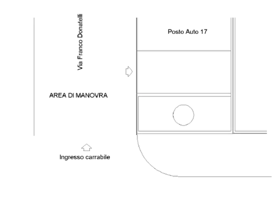 Immagine 9 di Posto auto in vendita  in Via F. Donatelli a Roma