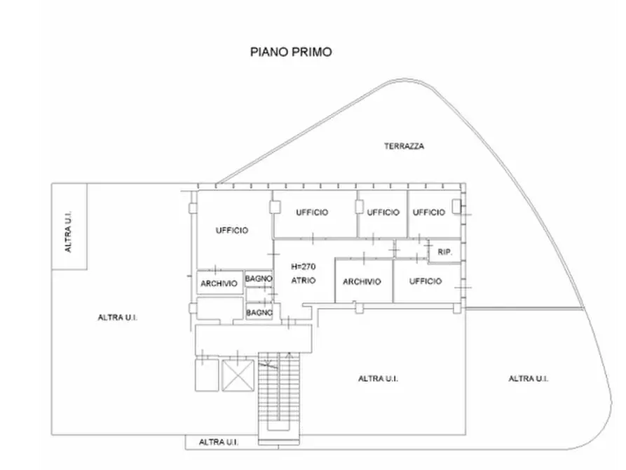 Immagine 5 di Ufficio in vendita  in Via Cucca a Brescia