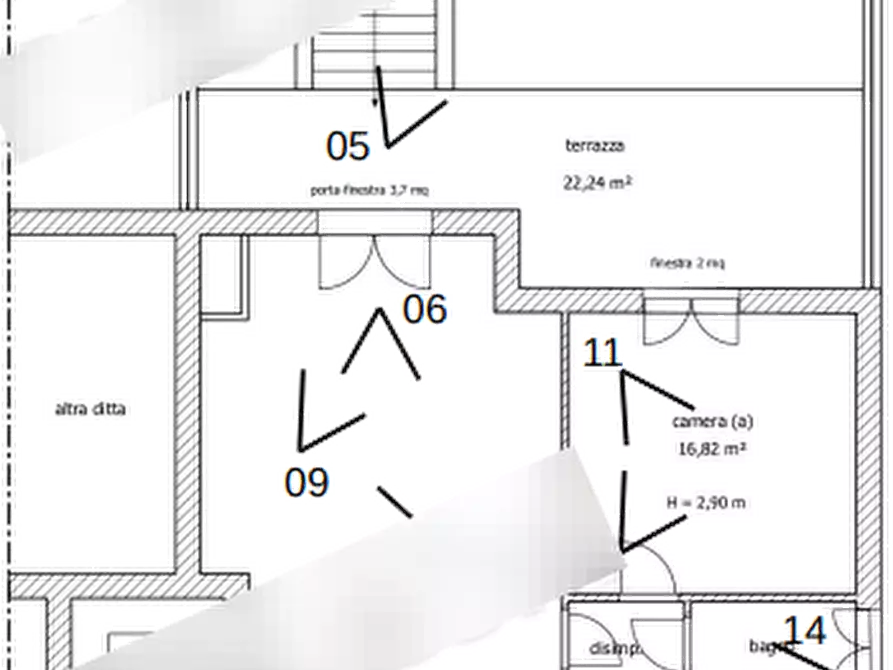 Immagine 3 di Appartamento in vendita  in Via Ilaria Alpi a Lugnano In Teverina