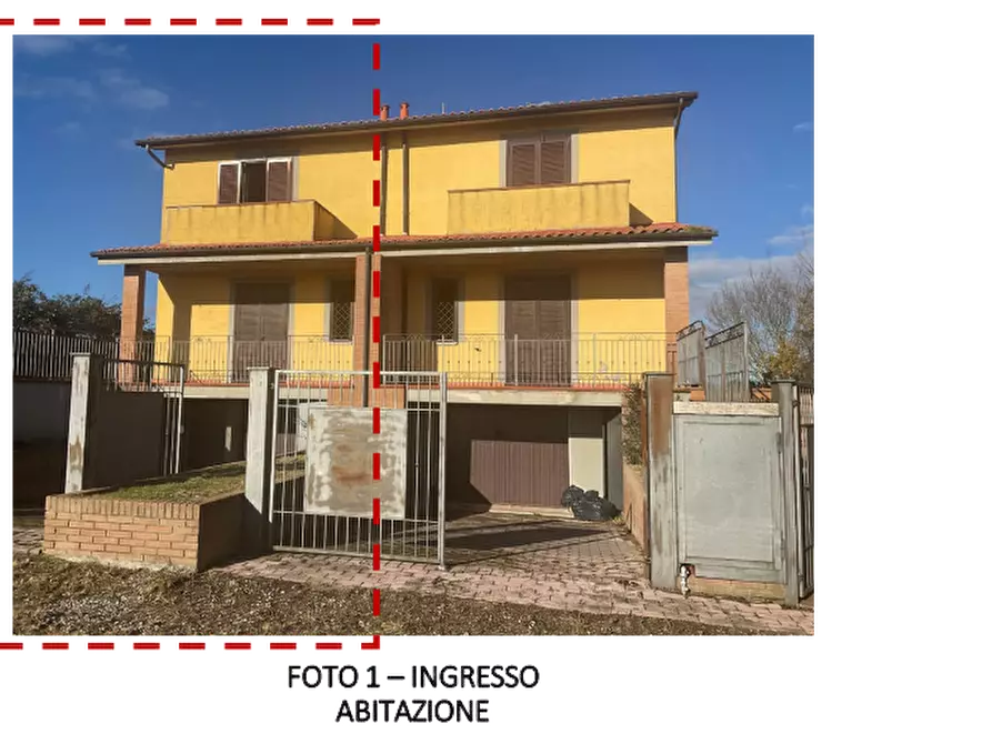 Immagine 4 di Porzione di casa in vendita  in Frazione Faiolo a Montegabbione