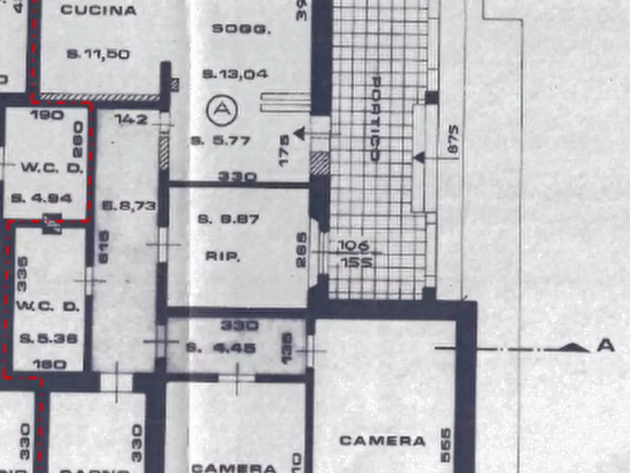 Immagine 12 di Porzione di casa in vendita  in via Bellaria a Castel D'aiano