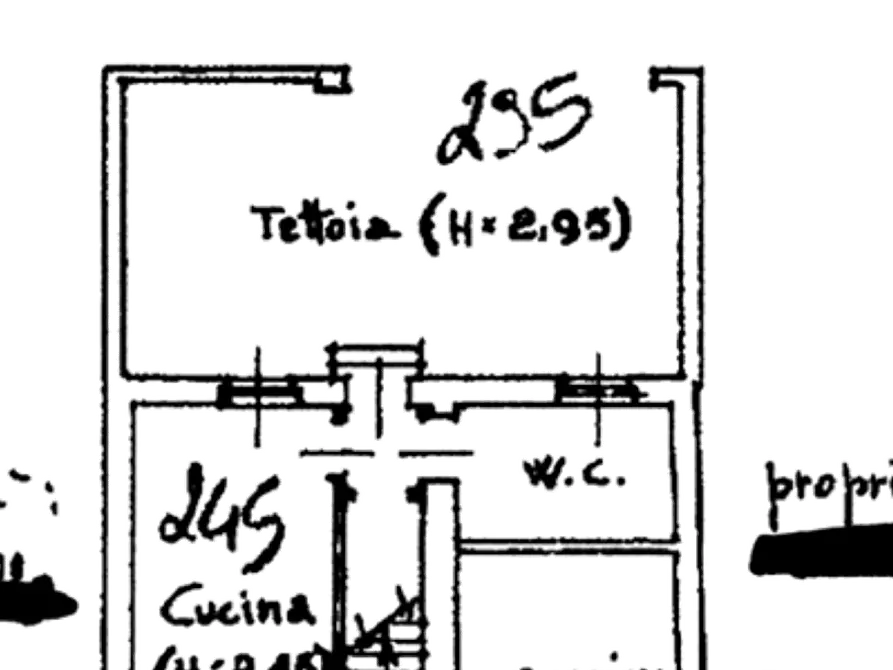 Immagine 13 di Porzione di casa in vendita  in via Cappello a Monteu Da Po