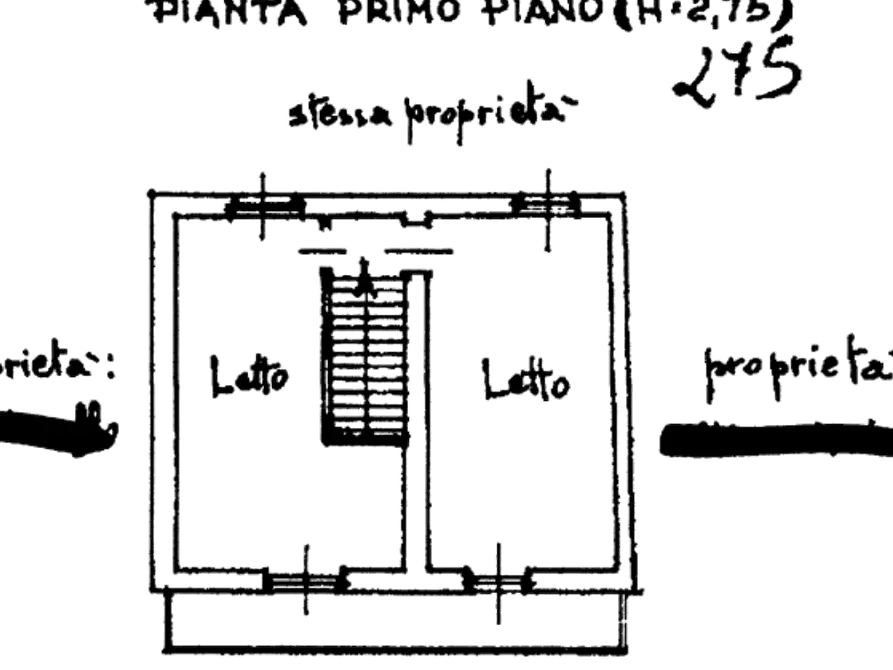 Immagine 14 di Porzione di casa in vendita  in via Cappello a Monteu Da Po