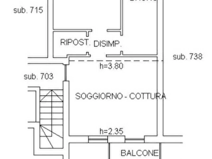 Immagine 8 di Appartamento in vendita  in Via Trento  a Bottanuco