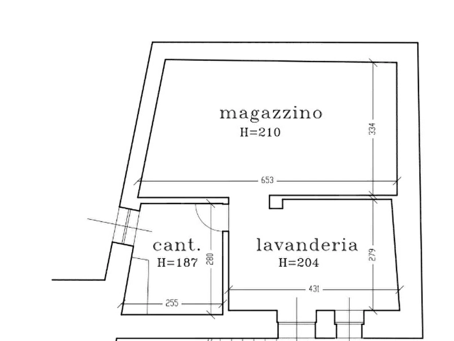 Immagine 11 di Porzione di casa in vendita  in Via alla Rocca a Pasturo