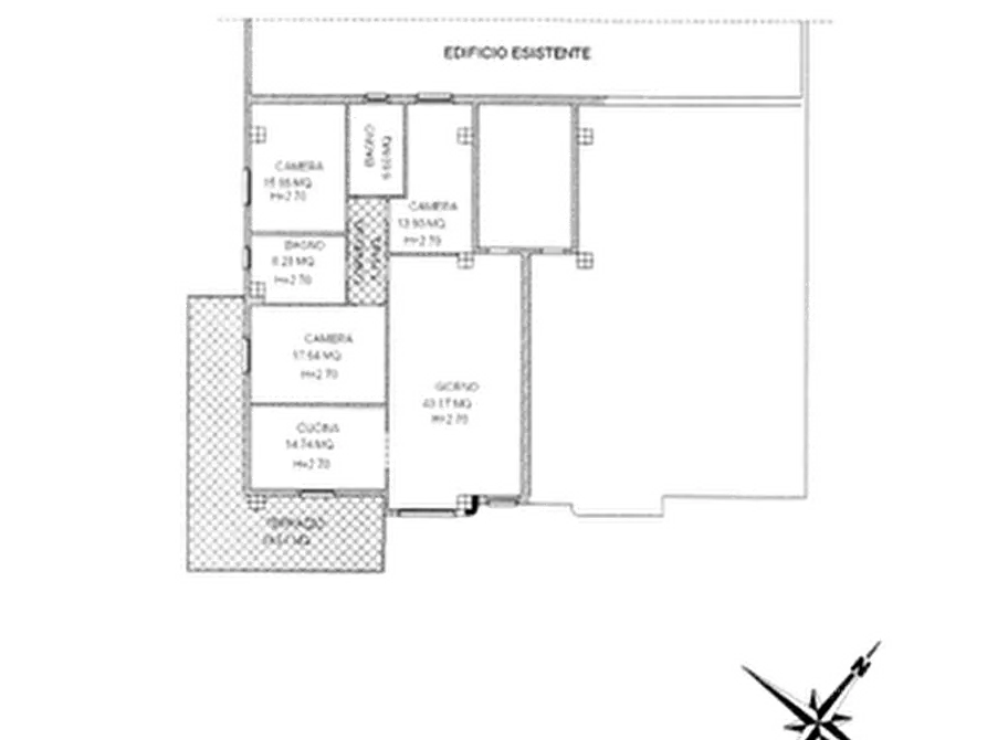 Immagine 22 di Appartamento in vendita  in Via Emanuele Kant a Città Di Castello