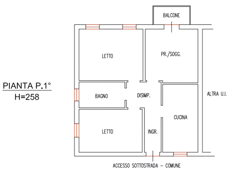 Immagine 25 di Appartamento in vendita  in Via Borgo San Giovanni a Bondeno