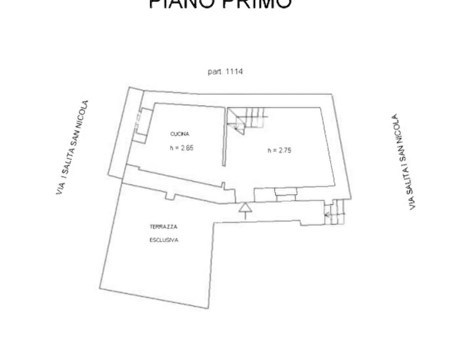 Immagine 18 di Appartamento in vendita  in Via I Salita San Nicola a Pretoro