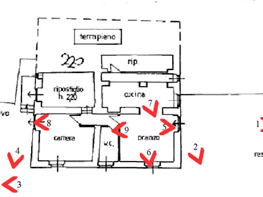 Immagine 8 di Appartamento in vendita  in Località Bucigna a Londa
