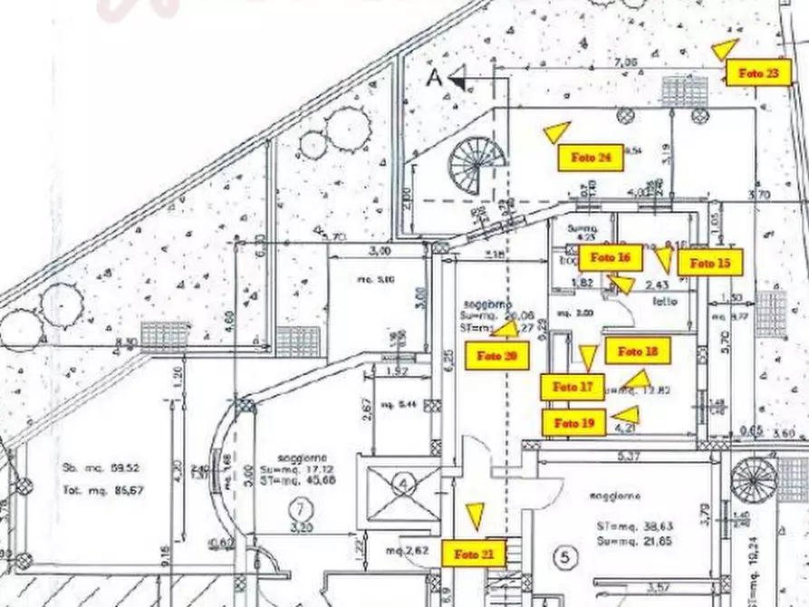 Immagine 24 di Appartamento in vendita  in Località tre camini a Campofilone
