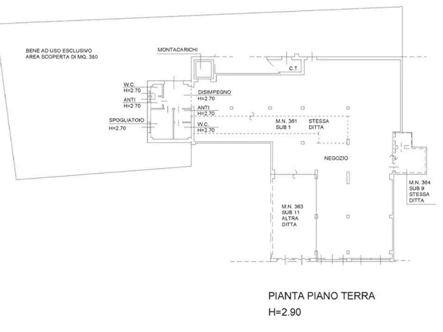 Immagine 21 di Negozio in vendita  in Via Roma a Salgareda