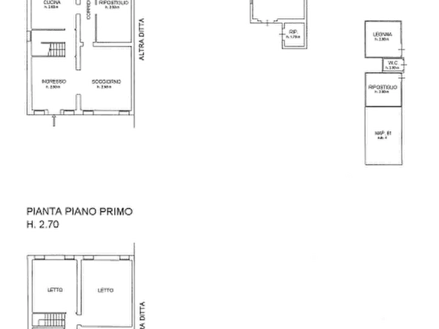 Immagine 6 di Porzione di casa in vendita  in Via Santa Maura a Crespino