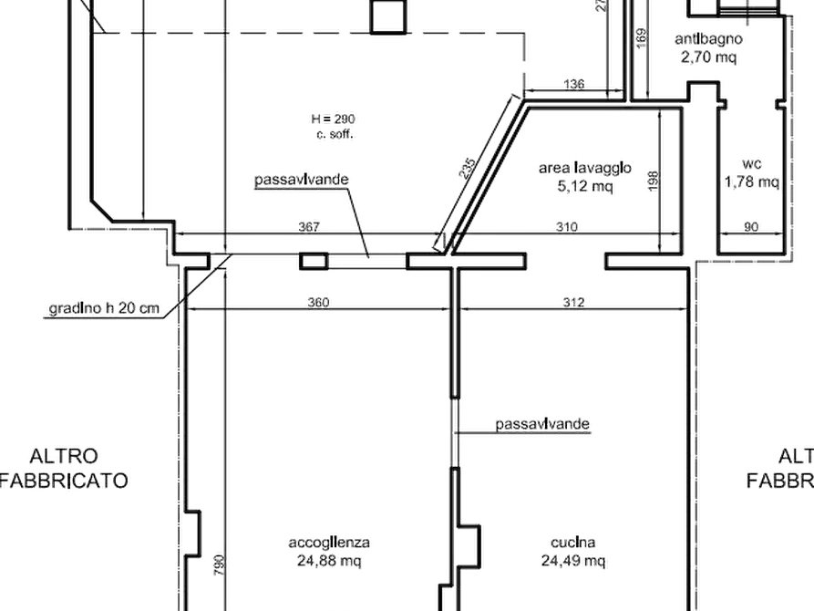 Immagine 7 di Negozio in vendita  in Via Aurelia Nord a Civitavecchia