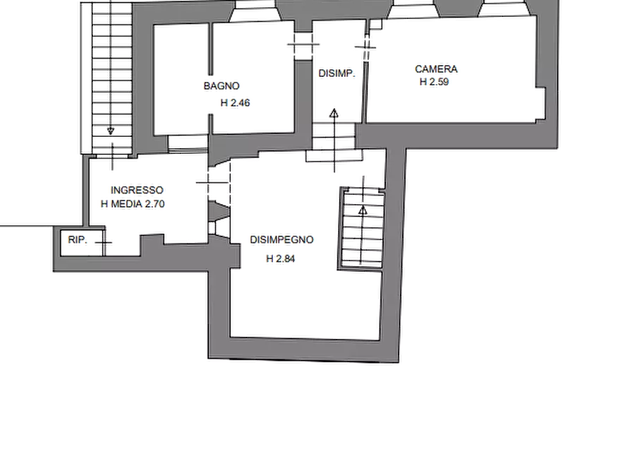 Immagine 30 di Porzione di casa in vendita  in  Via Ceria a Licciana Nardi