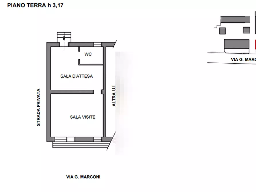 Immagine 15 di Ufficio in vendita  in Via Guglielmo Marconi a Pontenure