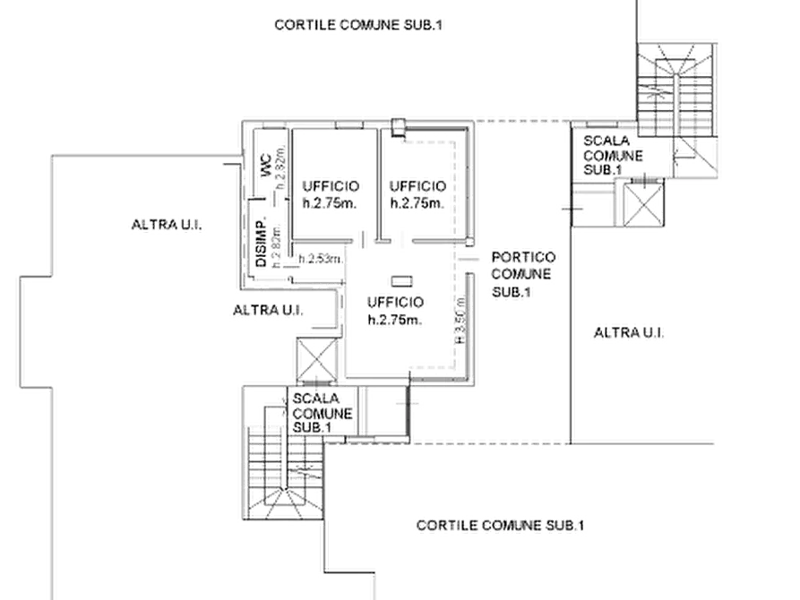 Immagine 17 di Ufficio in vendita  in Via Padre Reginaldo Giuliani a Saronno