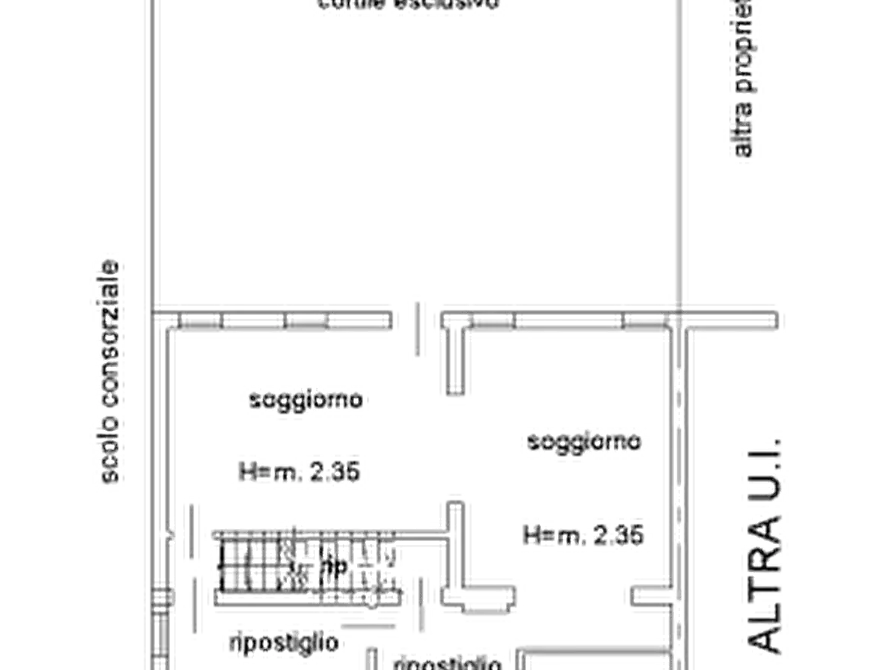 Immagine 16 di Porzione di casa in vendita  in  Via Napoleonica a Bagnolo Di Po