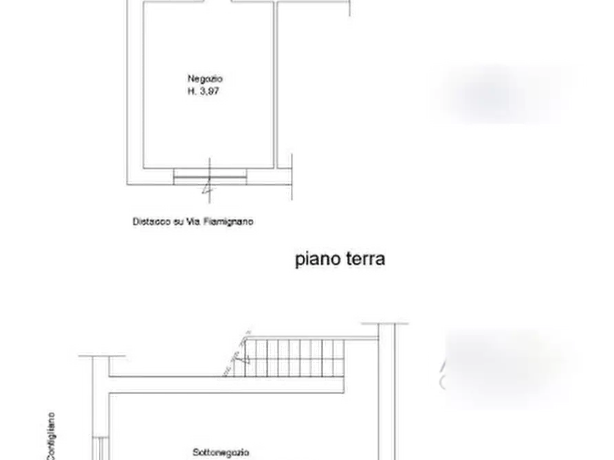Immagine 11 di Negozio in vendita  in Via Fiamignano a Roma