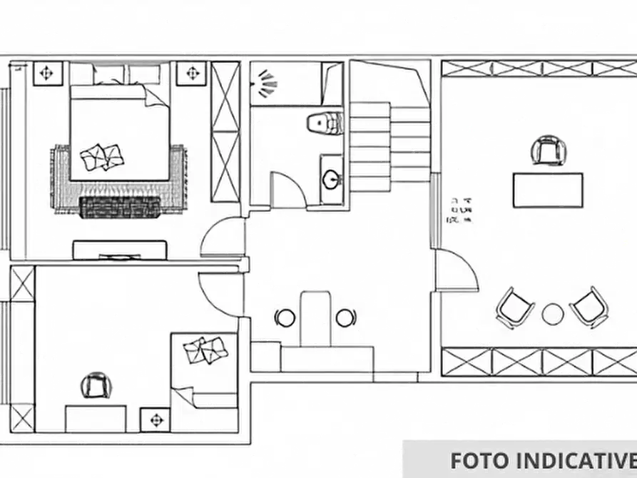 Immagine 21 di Porzione di casa in vendita  in via Ravegnana a Ravenna