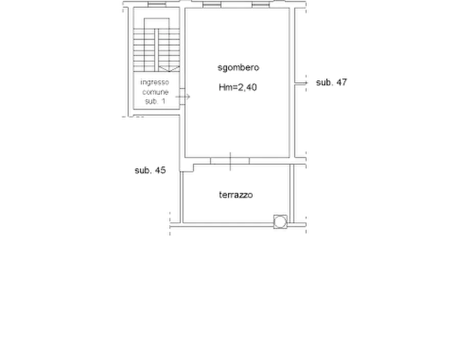 Immagine 30 di Mansarda in vendita  in Via Sandro Pertini  a Pizzale
