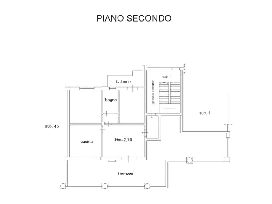 Immagine 38 di Appartamento in vendita  in Via Sandro Pertini  a Pizzale