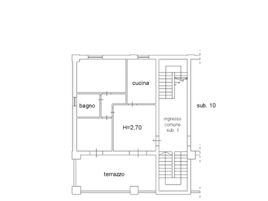 Immagine 7 di Appartamento in vendita  in Via Sandro Pertini  a Pizzale