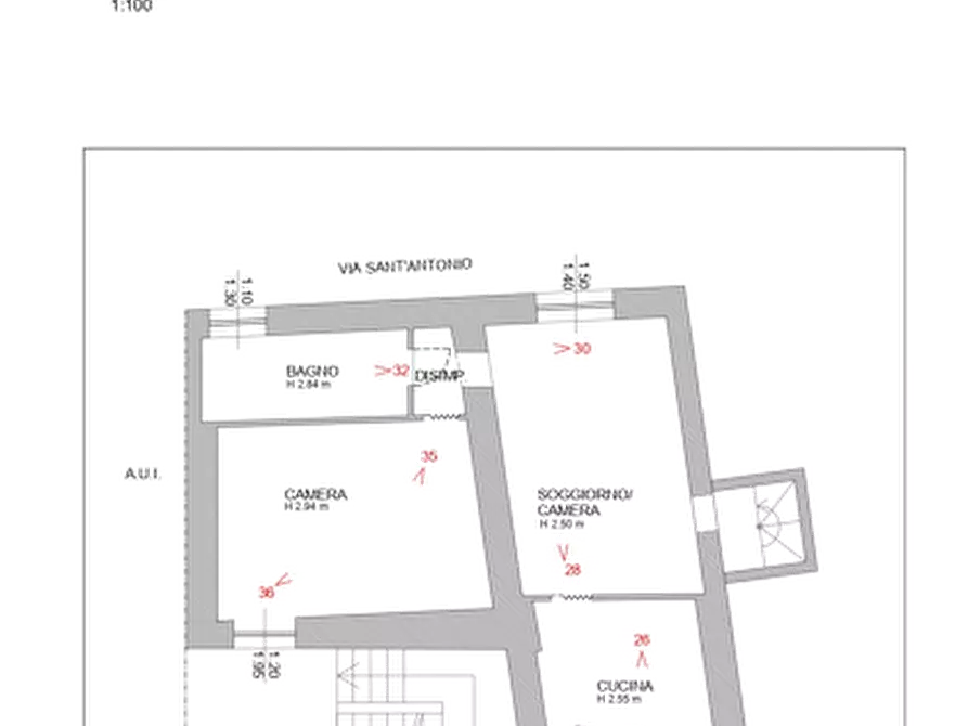 Immagine 17 di Porzione di casa in vendita  in Via Sant'Antonio  a Bolgare