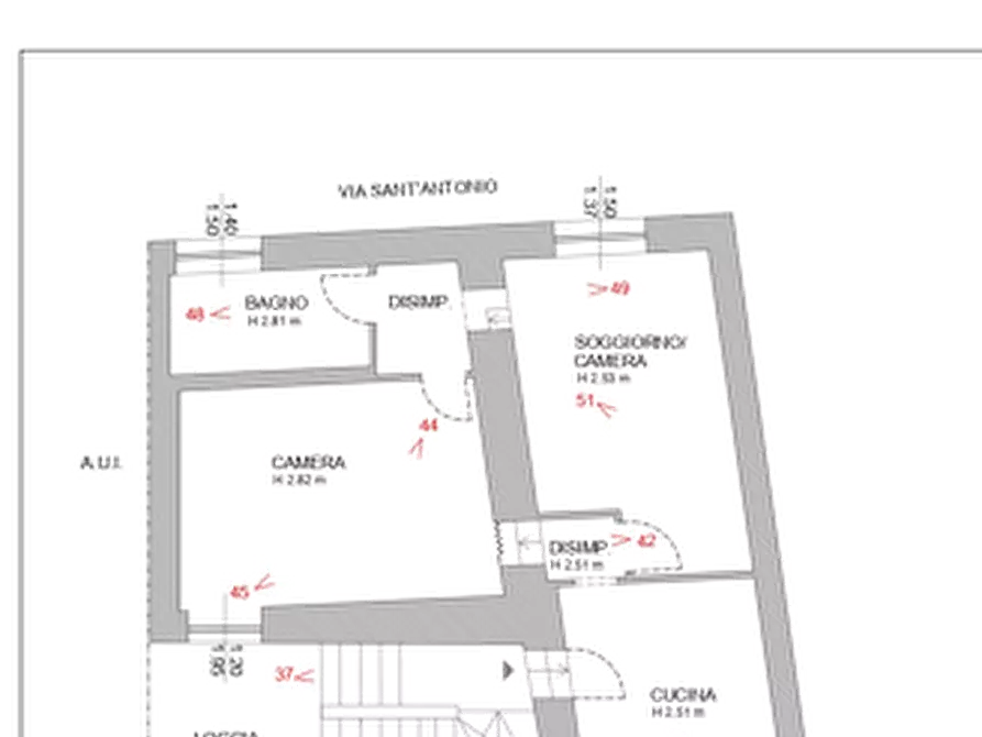 Immagine 18 di Porzione di casa in vendita  in Via Sant'Antonio  a Bolgare