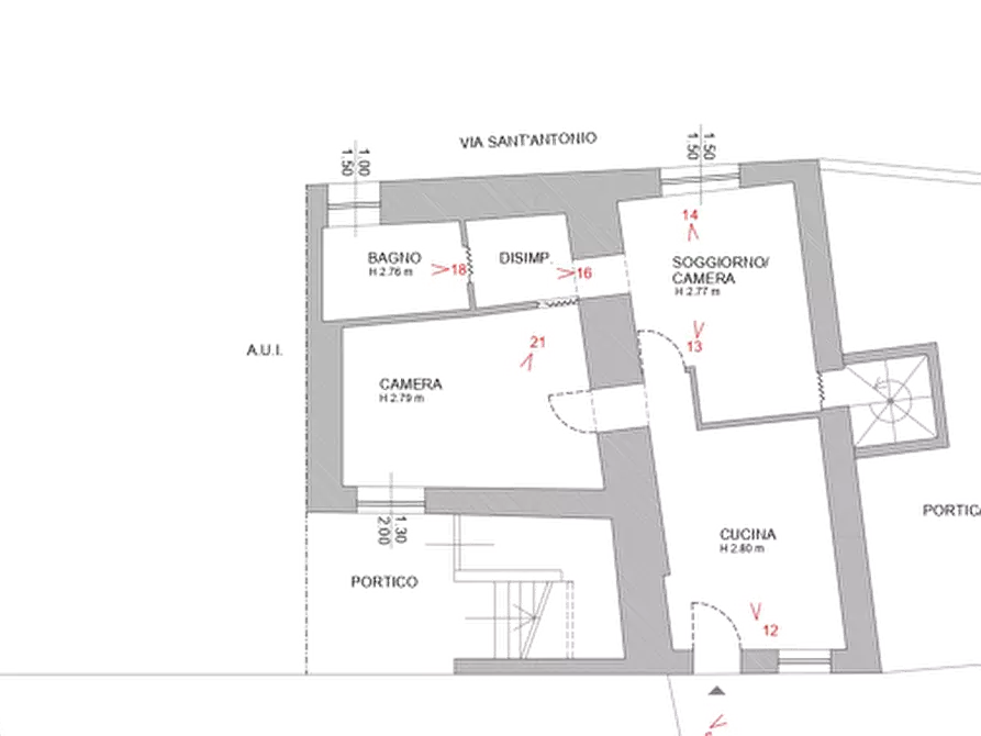 Immagine 19 di Porzione di casa in vendita  in Via Sant'Antonio  a Bolgare