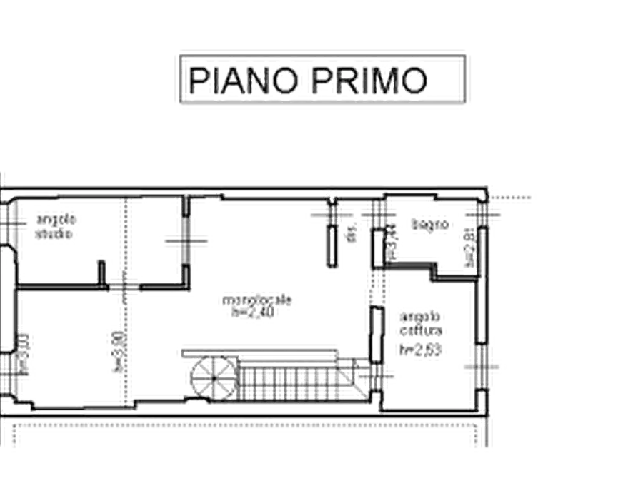 Immagine 8 di Porzione di casa in vendita  in Via V. Marchi a Novellara