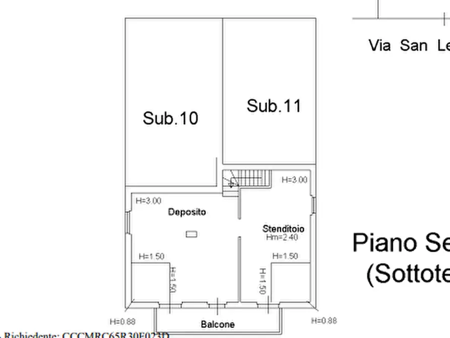 Immagine 29 di Appartamento in vendita  in Via san leonardo a Massa