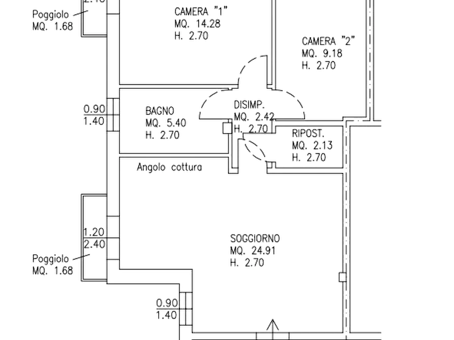 Immagine 27 di Appartamento in vendita  in Via Enrico Fermi a Carbonera