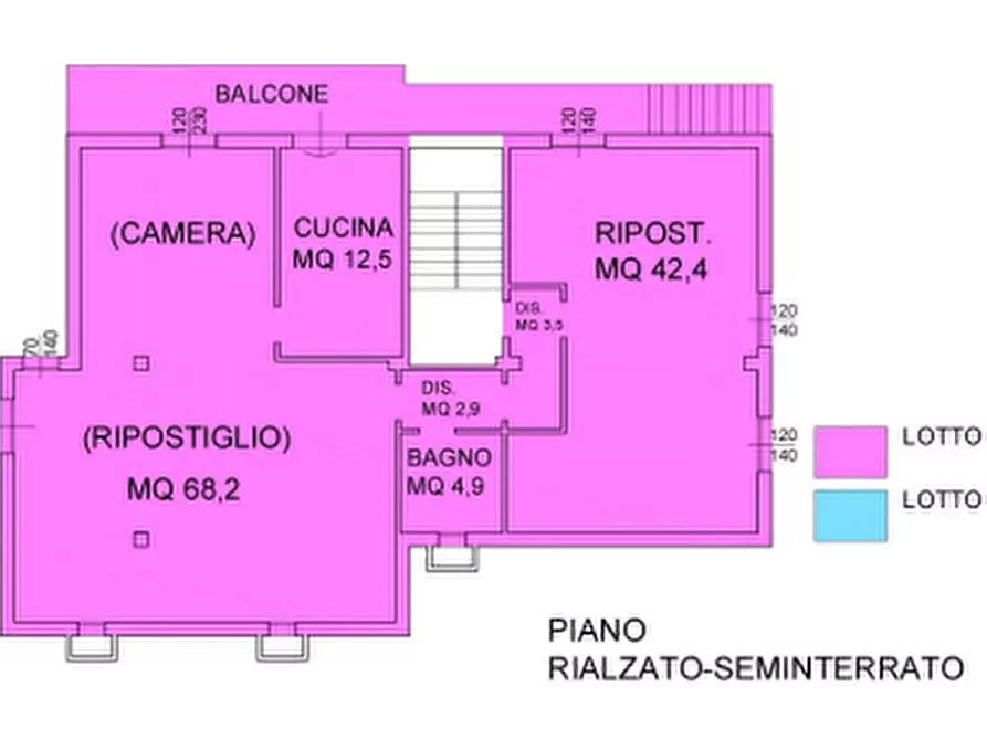 Immagine 25 di Porzione di casa in vendita  in Via Provinciale Diolaguardia a Roncofreddo